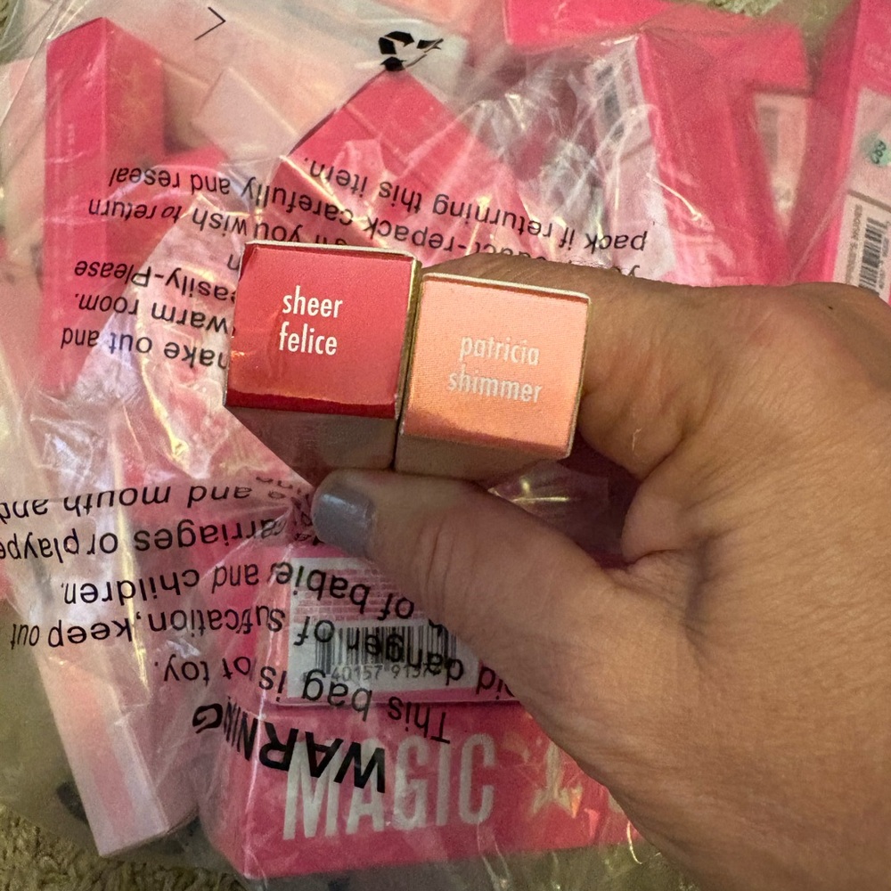 Stila Sheer Felice and Patricia Shimmer Lipstick Set